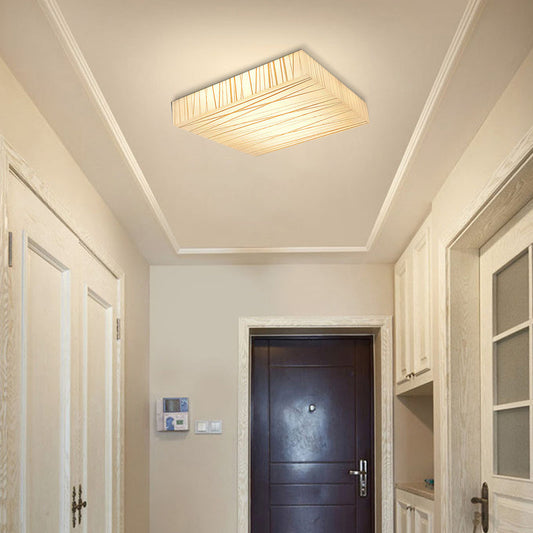 Stylish Acrylic LED Ceiling Mount Light for Hotels and Offices in White