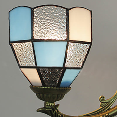 Vintage Brass Dome Chandelier Light With Adjustable Chain - 3 Lights Hanging In