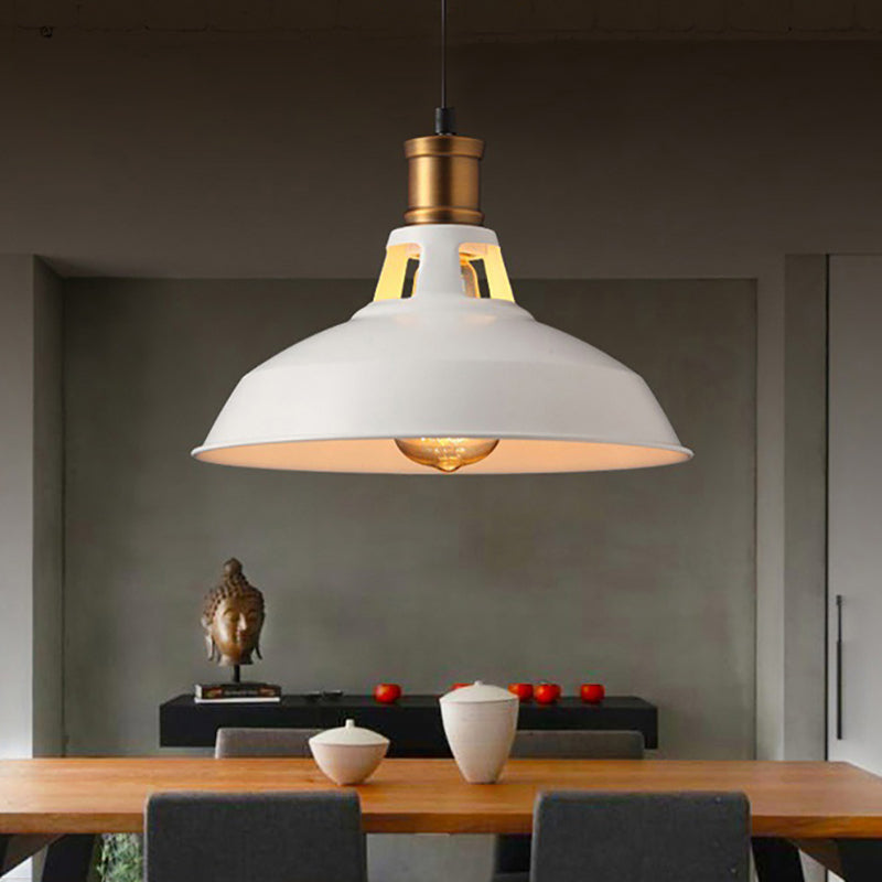 Farmhouse Style Dining Room Ceiling Light Fixture in Black/White/White