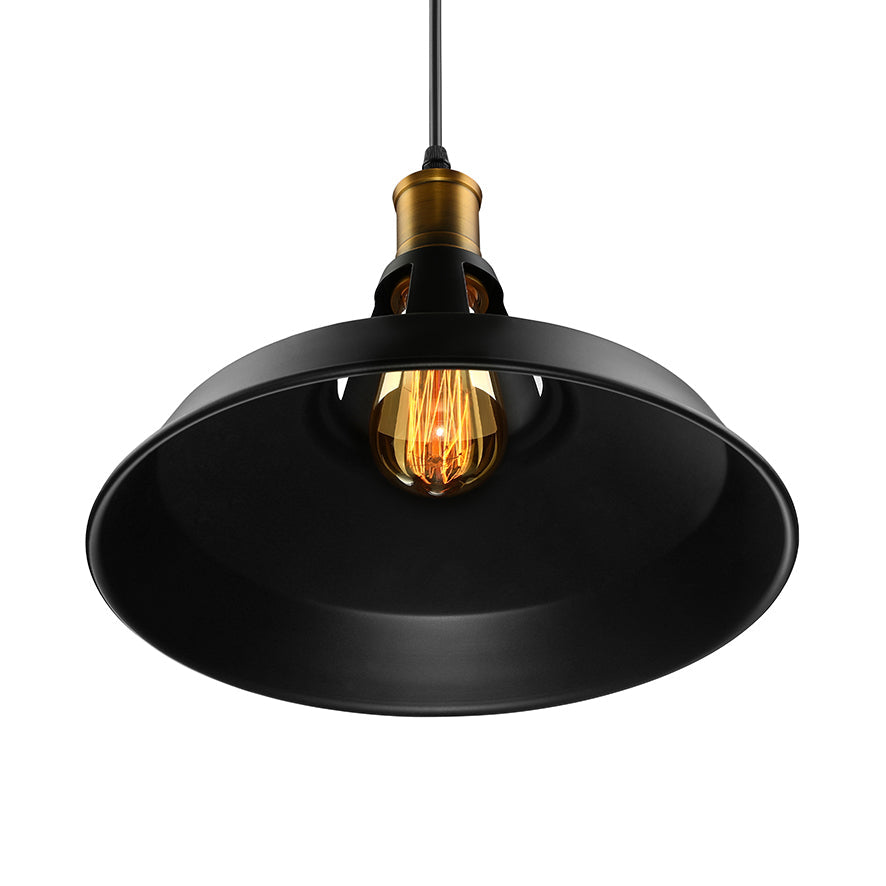 Farmhouse Style Dining Room Ceiling Light Fixture in Black/White/White