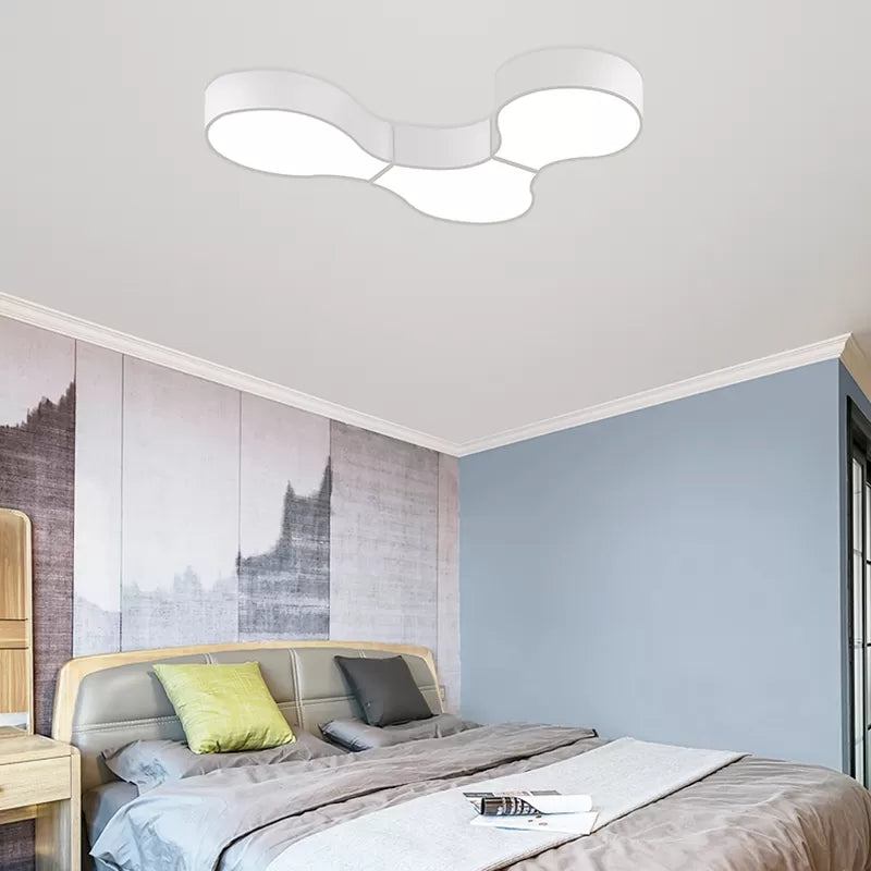 Modern LED Ceiling Lamp for Living Room - Metal & Acrylic Mount Light