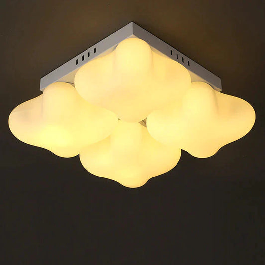 Simple Modern Clover Lamp Nordic Warm Ceiling Lamp