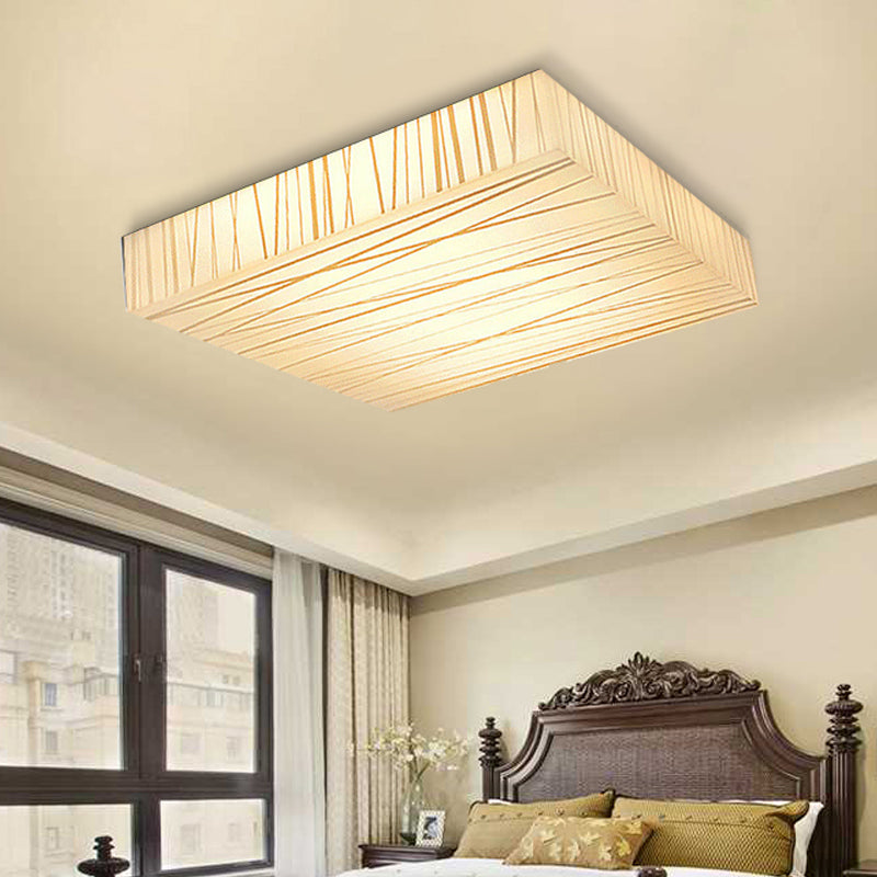 Stylish Acrylic LED Ceiling Mount Light for Hotels and Offices in White
