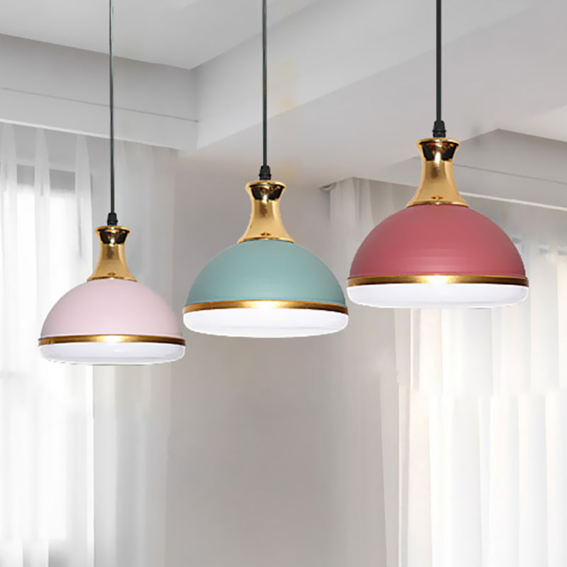 Metal Hanging Light Kit - Simple 3-Bulb Cluster Pendant Lamp In Black Finish For Dining Table
