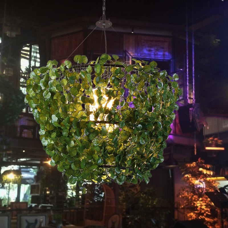 Industrial Black Metal Pendant Light Fixture - 23.5/31.5 W Led Restaurant Hanging Lamp Kit / 23.5