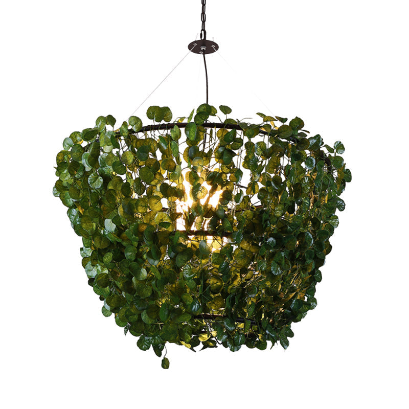 Industrial Black Metal Pendant Light Fixture - 23.5/31.5 W Led Restaurant Hanging Lamp Kit