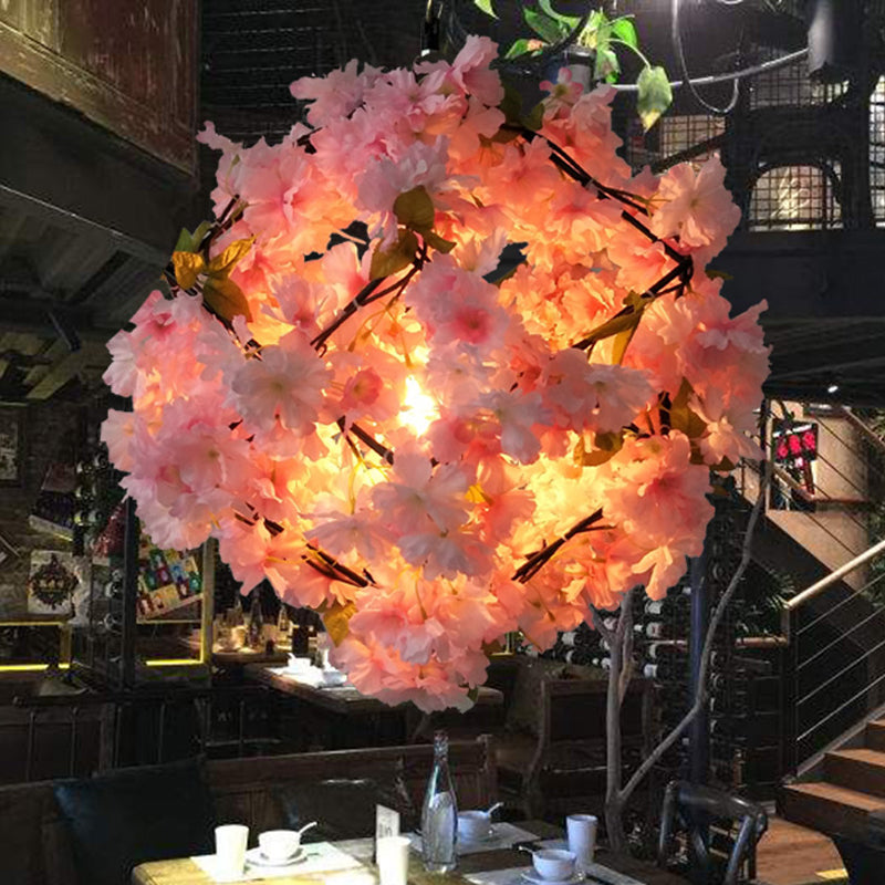 Blossom Industrial Pendant Light - 1-Light Black Metal Ceiling Fixture 19.5/23.5 Dia