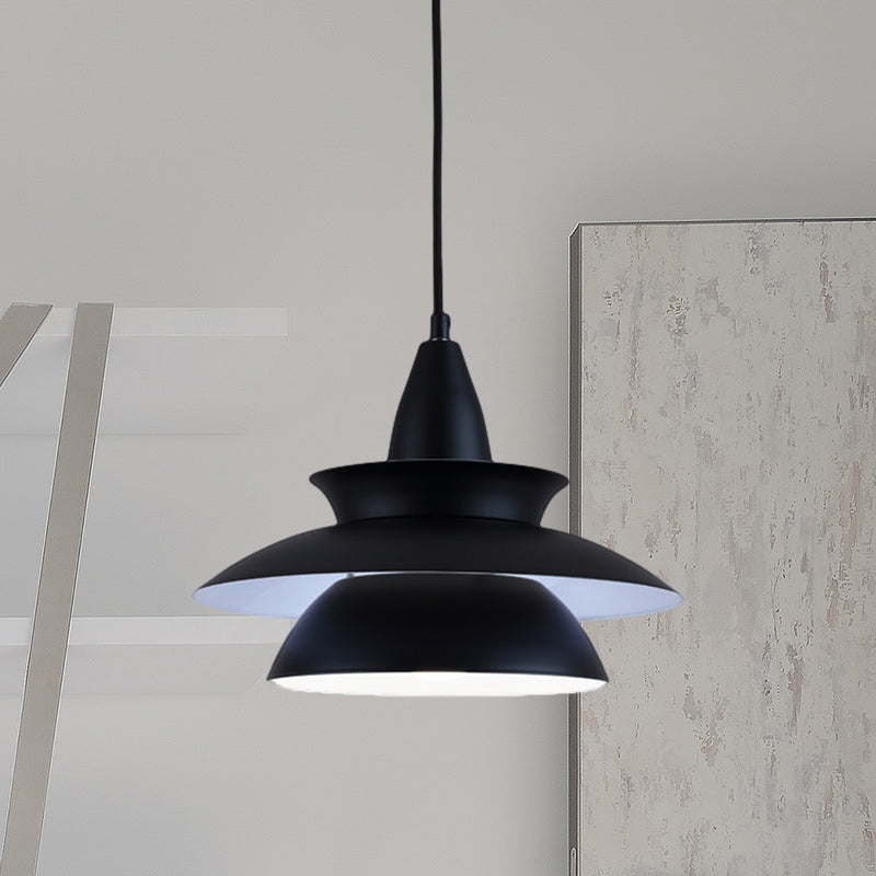 Stylish Aluminum Macaron Hanging Light Fixture 1 Head Adjustable Ceiling Lighting For Living Room -