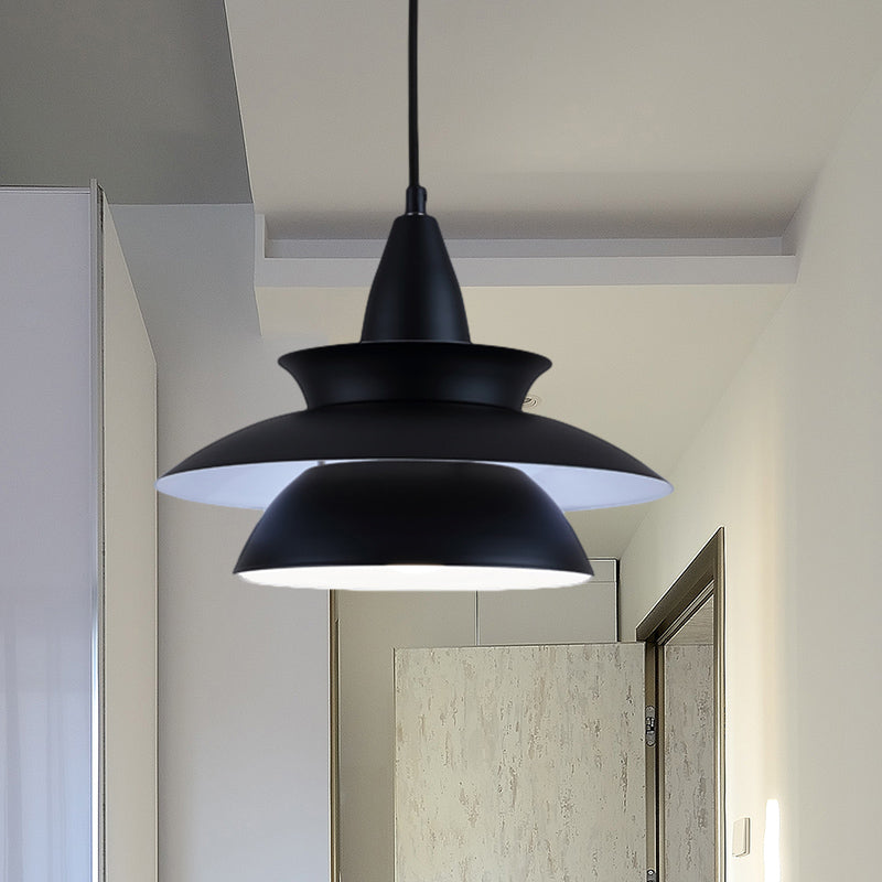 Stylish Aluminum Macaron Hanging Light Fixture 1 Head Adjustable Ceiling Lighting For Living Room -