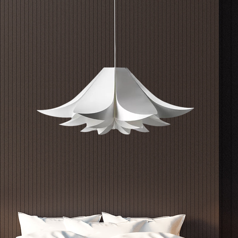 Simplicity Petal Hanging Lamp Kit - Acrylic Wide 1-Light Pendant Kitchen Ceiling 21.5/27.5/31.5