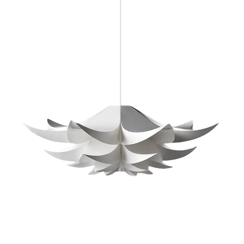 Simplicity Petal Hanging Lamp Kit - Acrylic Wide 1-Light Pendant Kitchen Ceiling 21.5/27.5/31.5
