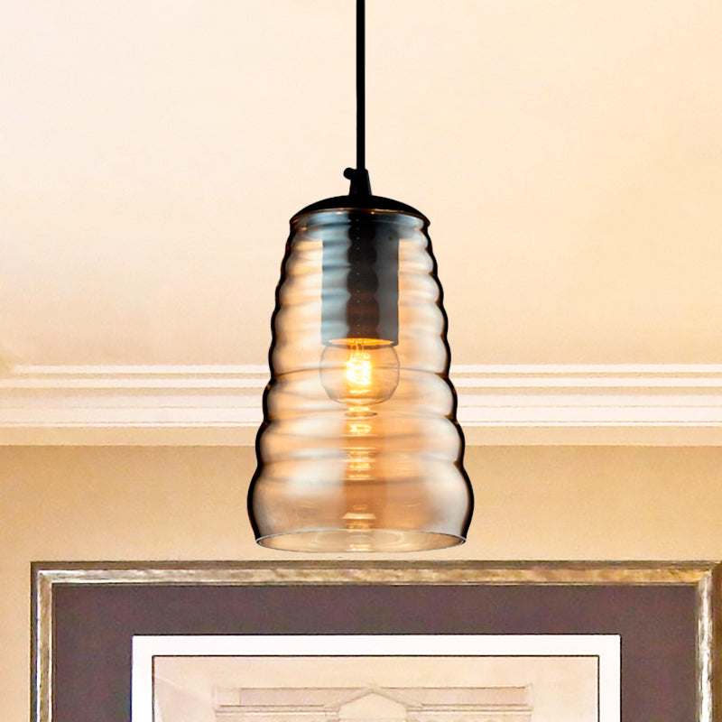 Modern Glass Pendant Light With Multiple Shapes And Colors