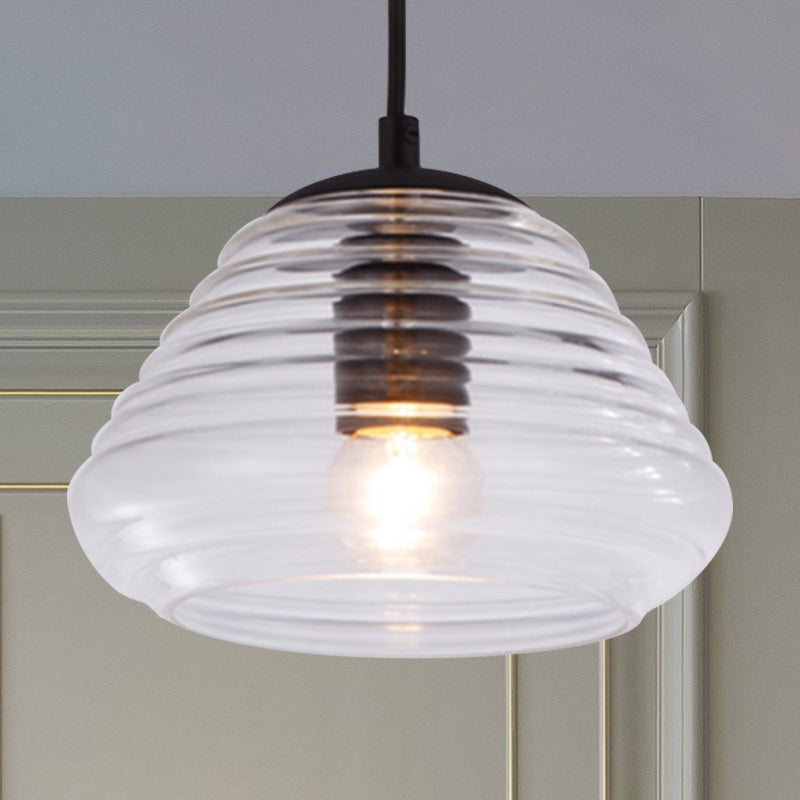 Modern Glass Pendant Light With Multiple Shapes And Colors