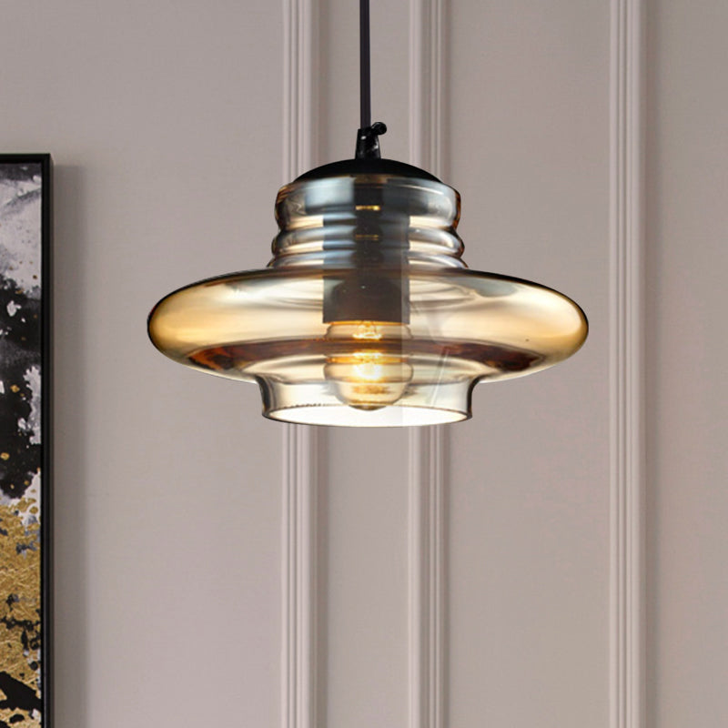 Modern Glass Pendant Light With Multiple Shapes And Colors