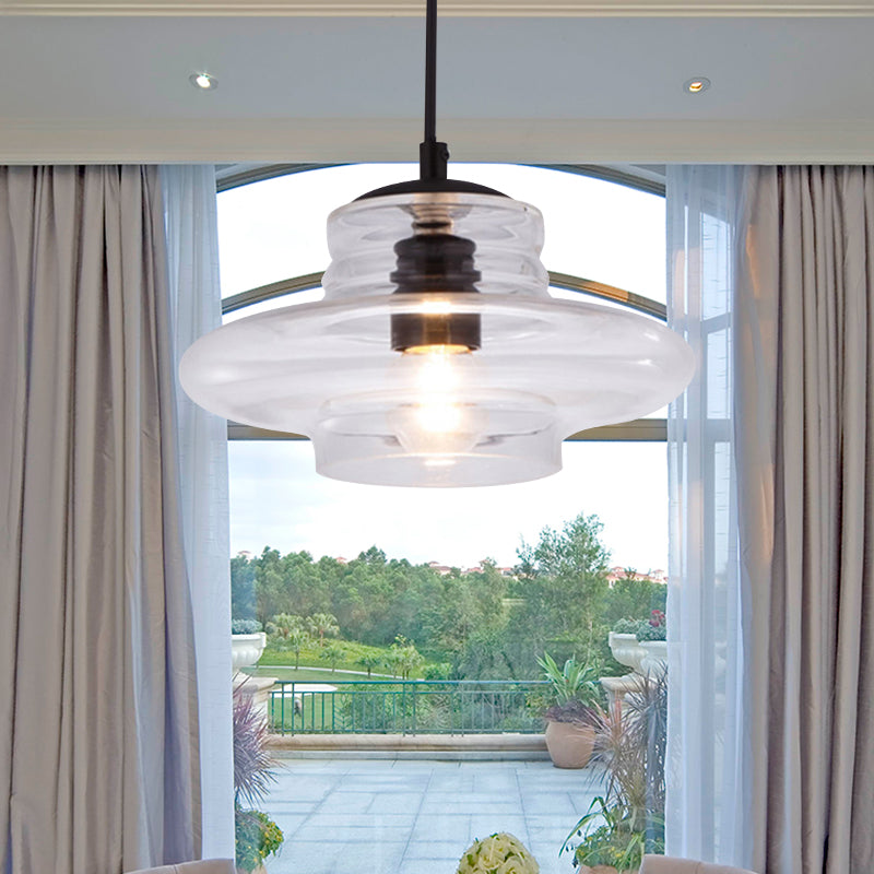 Modern Glass Pendant Light With Multiple Shapes And Colors