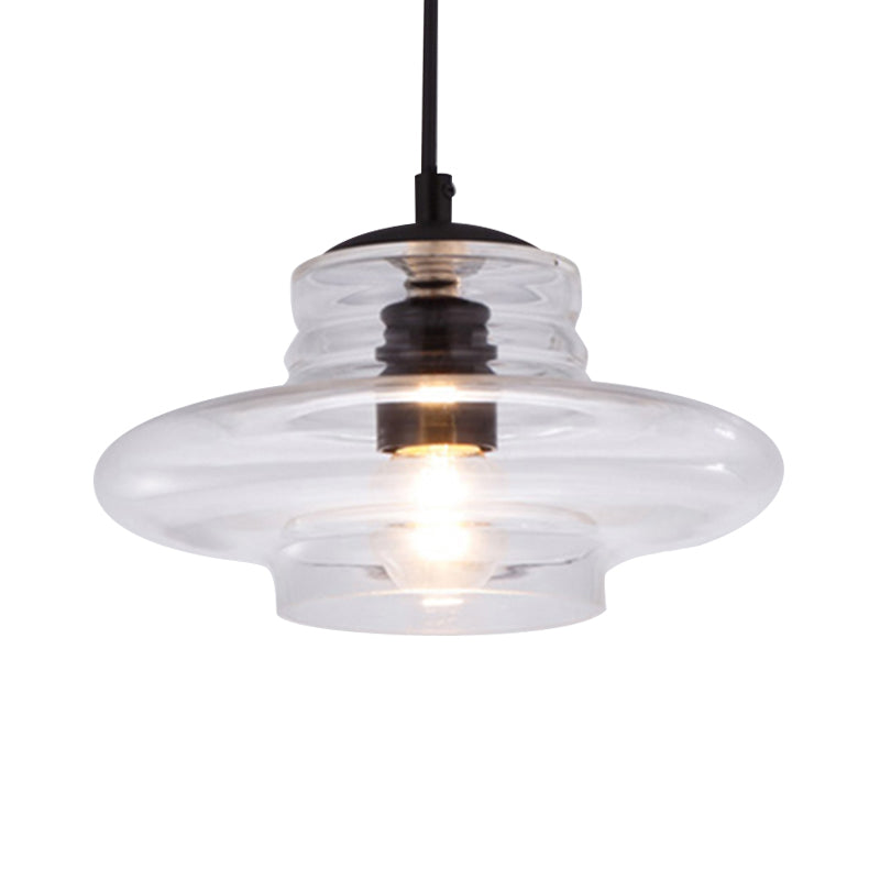Modern Glass Pendant Light With Multiple Shapes And Colors