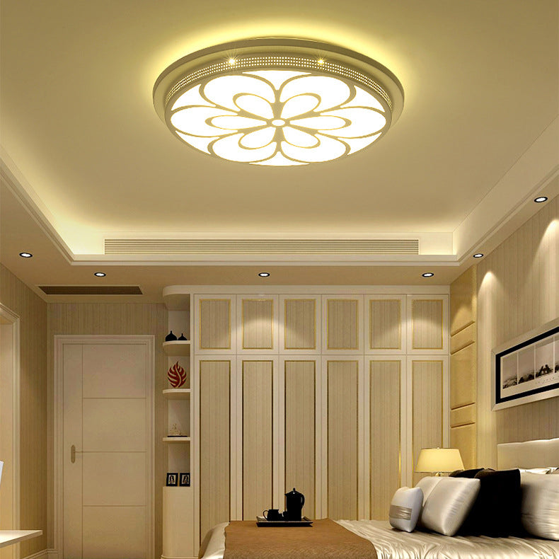 Plafonnier LED moderne en acrylique à fleurs pour salle à manger et chambre à coucher