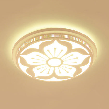 Plafonnier LED moderne en acrylique à fleurs pour salle à manger et chambre à coucher