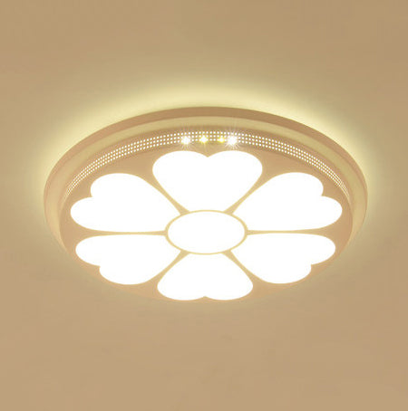 Plafonnier LED moderne en acrylique à fleurs pour salle à manger et chambre à coucher