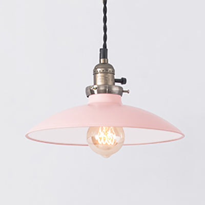 Stylish Metallic Pendant Hanging Lamp in Pink/Blue – Perfect for Dining Table