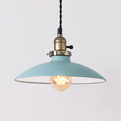 Stylish Metallic Pendant Hanging Lamp in Pink/Blue – Perfect for Dining Table