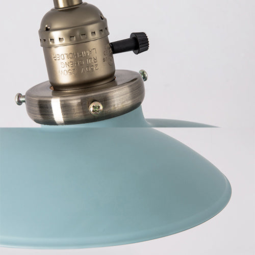 Stylish Metallic Pendant Hanging Lamp in Pink/Blue – Perfect for Dining Table