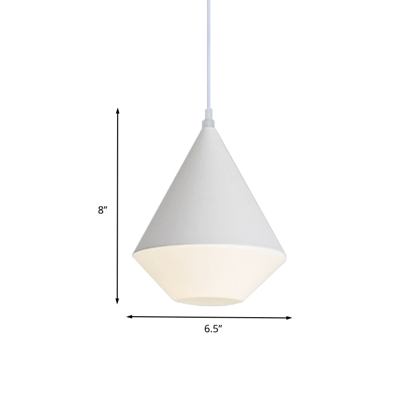 Modern Diamond Acrylic LED Pendant Light Fixture for Dining Table