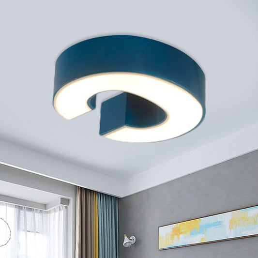 Luminaire LED encastré pour enfants Alphabet pour la maternelle - Couleurs vert/rouge/bleu