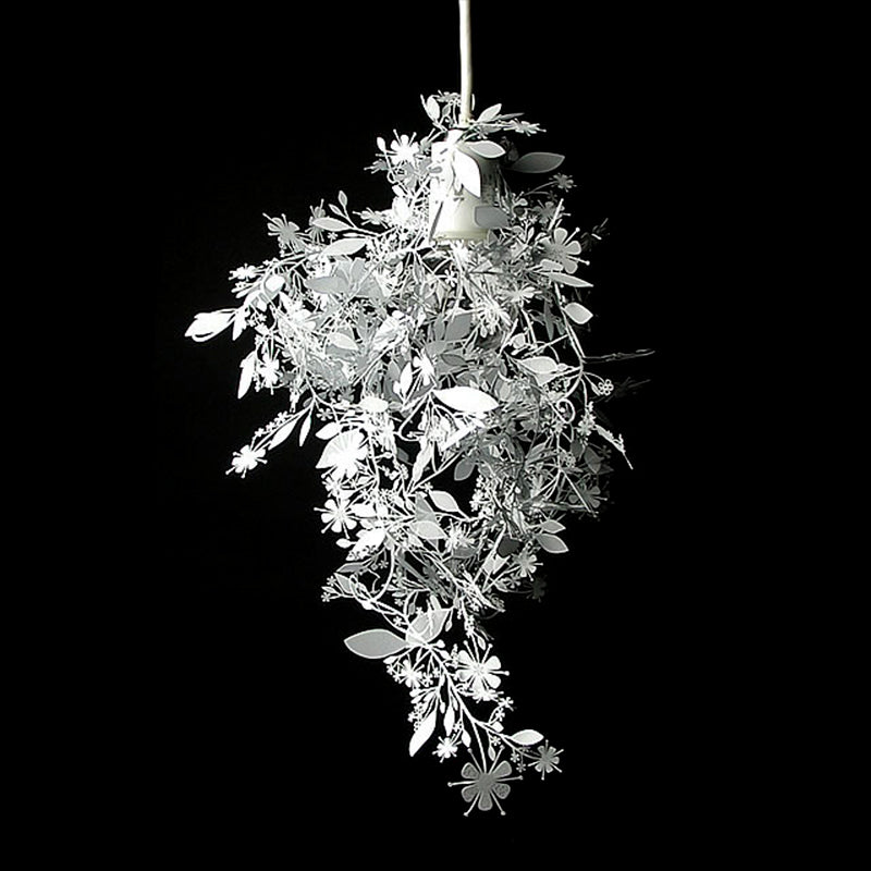 Modern Garland Pendant Light With Chrome Finish