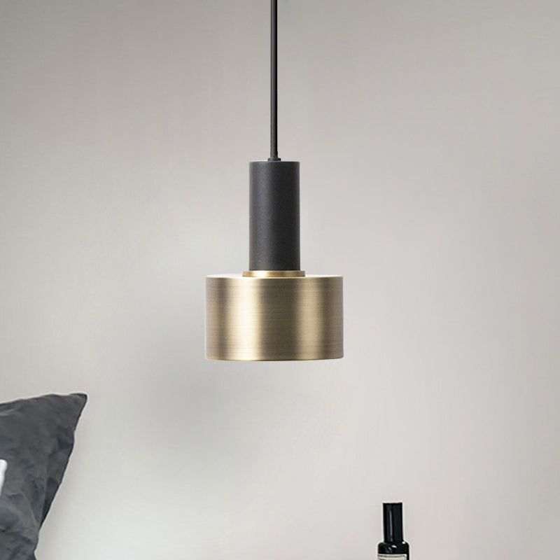 Modern Mini Pendant Light – Sleek Metallic Ceiling Hanging Single Light