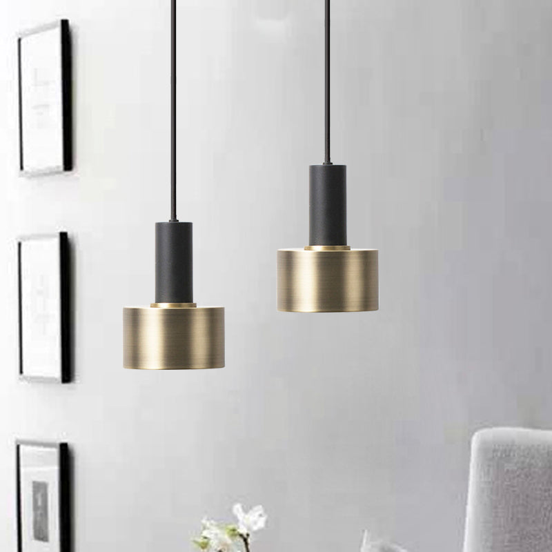 Modern Mini Pendant Light – Sleek Metallic Ceiling Hanging Single Light