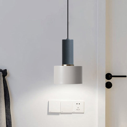 Modern Mini Pendant Light – Sleek Metallic Ceiling Hanging Single Light