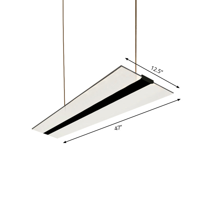 Modern Flaky Pendant LED Dining Room Hanging Lamp Kit in Warm/White/Natural Light