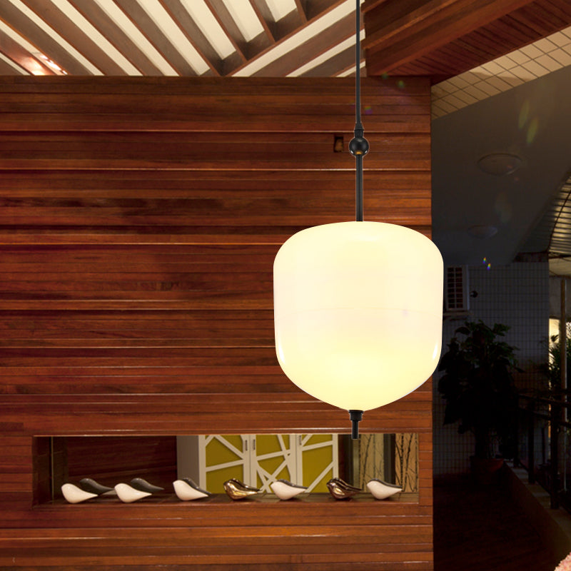 Modern Teardrop/Drum/Cylinder Glass Cluster Pendant Light - Blue/White - 1/3 Lights - Dining Room Hanging Fixture