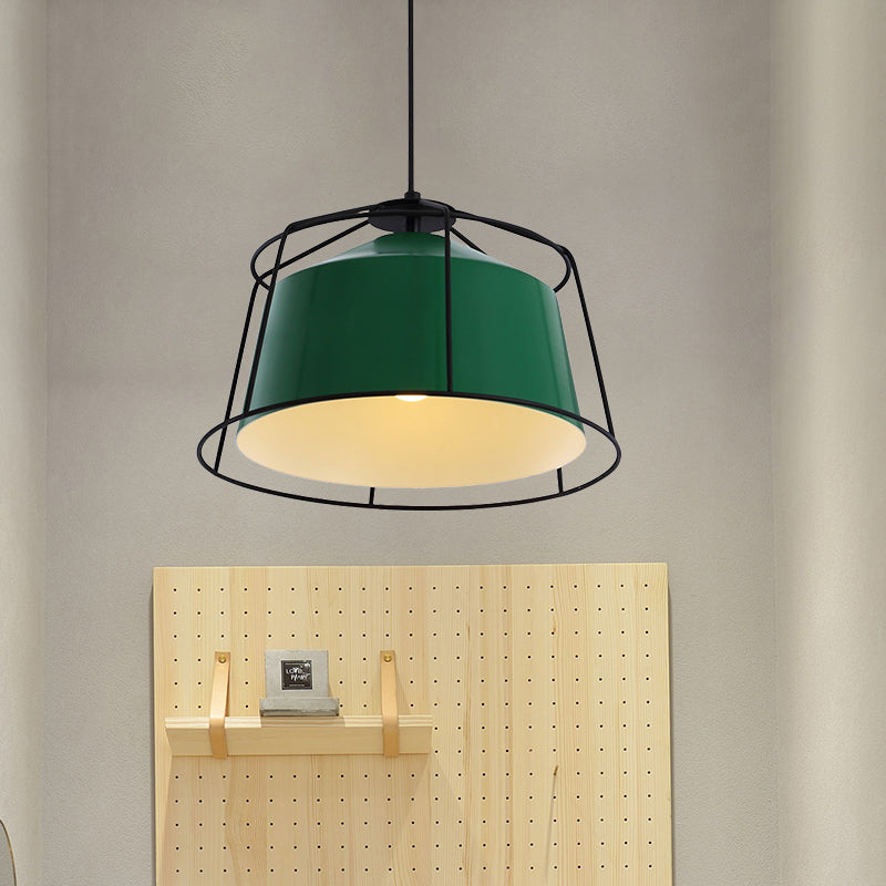 Plafonnier suspendu moderne en métal pour salon - 1 luminaire suspendu d'intérieur