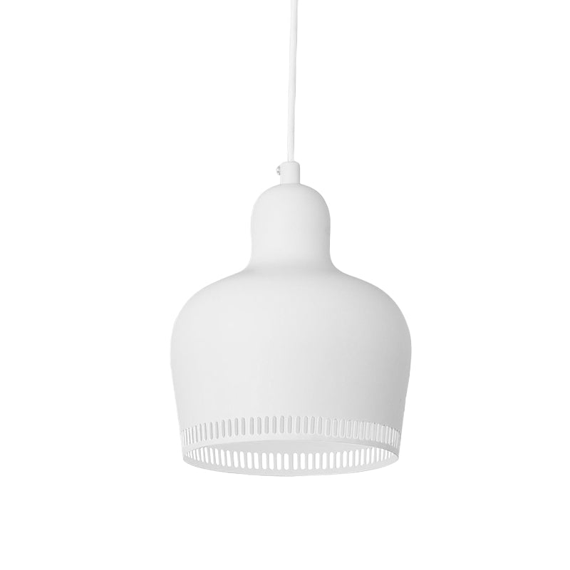 Nordic Metal Drop Suspension Pendant In Pink/Blue/Yellow - 1 Light Hanging Ceiling For Bedroom