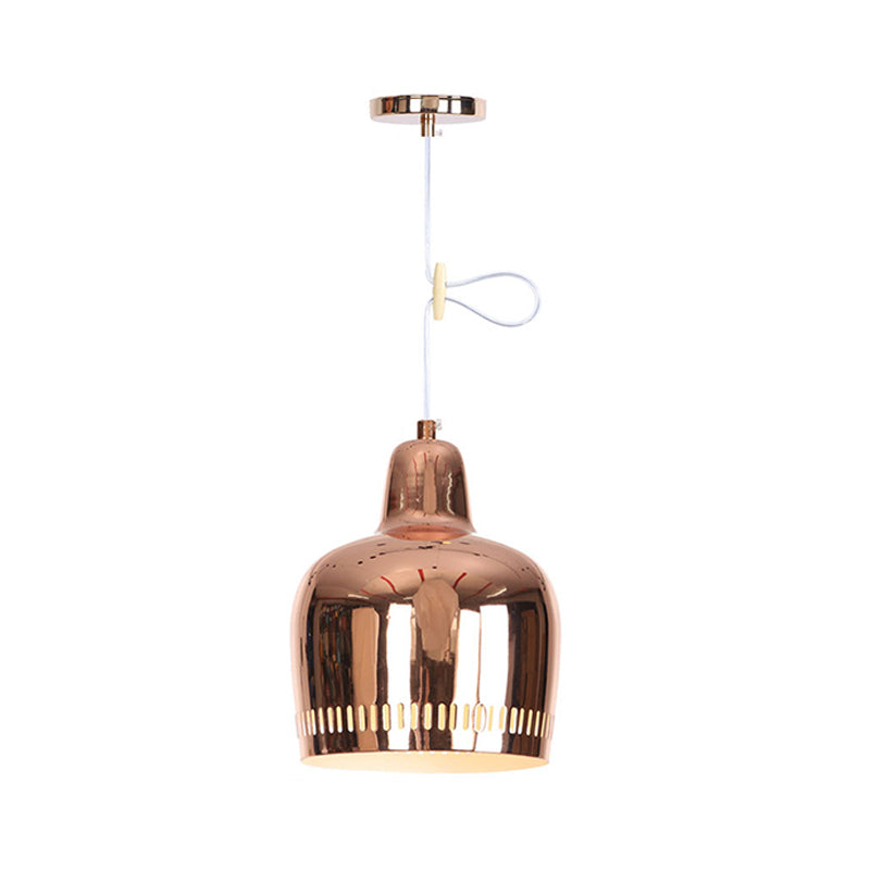 Adjustable Mirror Bell Pendant Lamp For Modern Living Rooms
