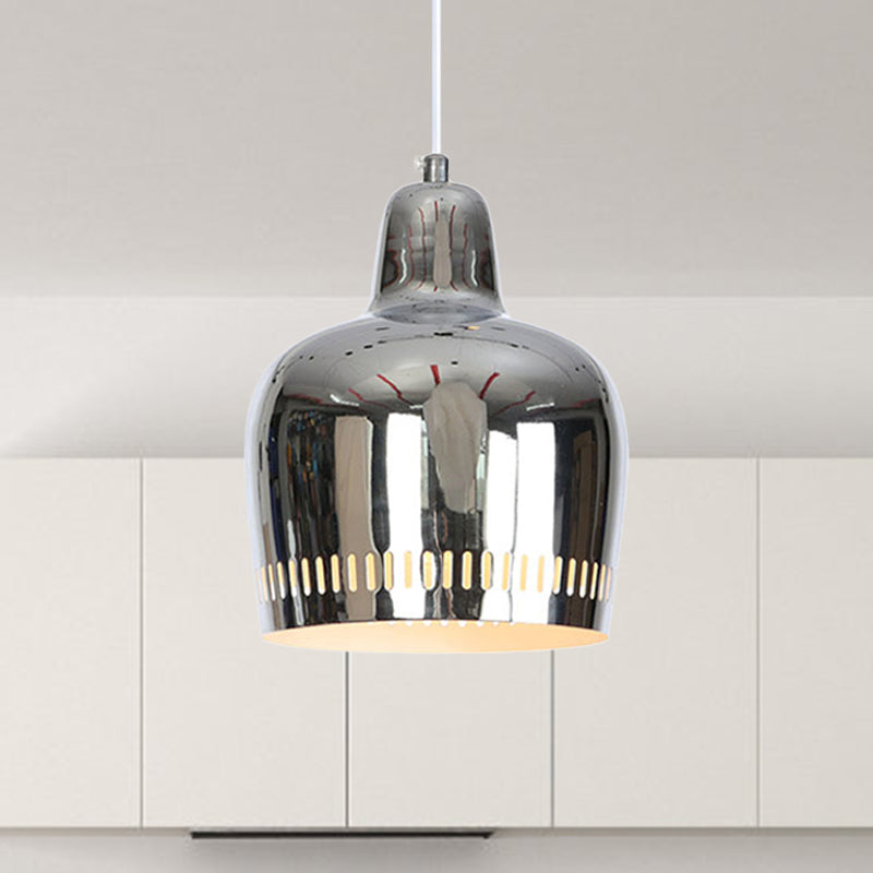 Adjustable Mirror Bell Pendant Lamp For Modern Living Rooms