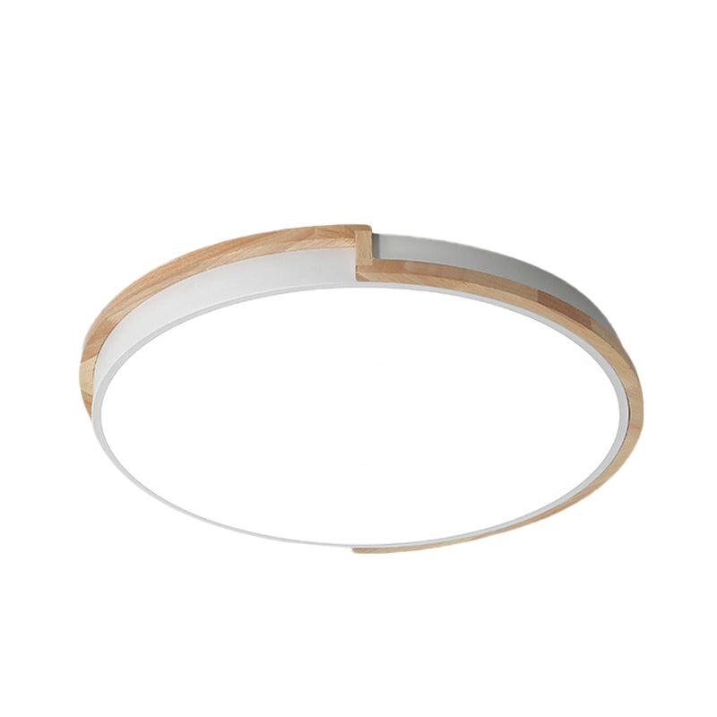 Eye-Caring Slim Drum LED Ceiling Light for Bedroom - Choice of 3 Sizes in Black, Grey or White