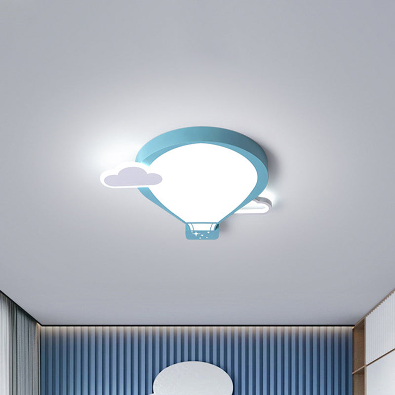 Colorful Hot Air Balloon Ceiling Light - LED Flushmount Lamp in 18"/21.5" Width