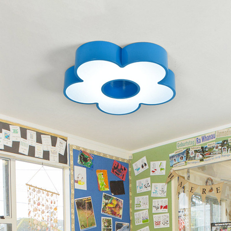 Colorful Acrylic Flower LED Ceiling Light for Kindergarten