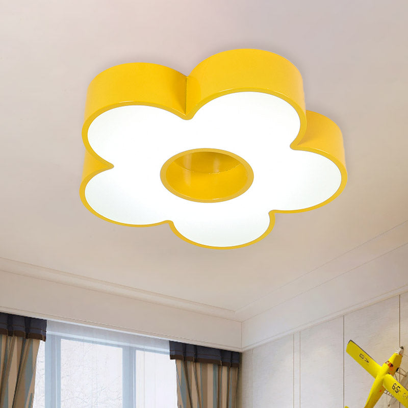 Colorful Acrylic Flower LED Ceiling Light for Kindergarten