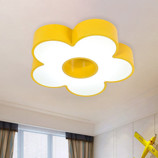 Colorful Acrylic Flower LED Ceiling Light for Kindergarten