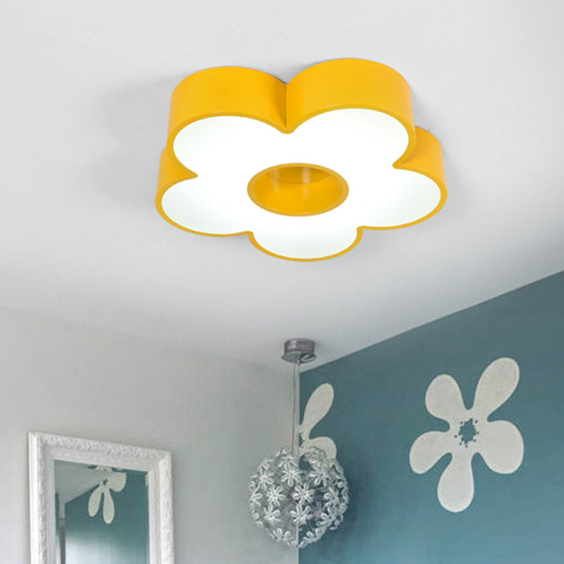 Colorful Acrylic Flower LED Ceiling Light for Kindergarten