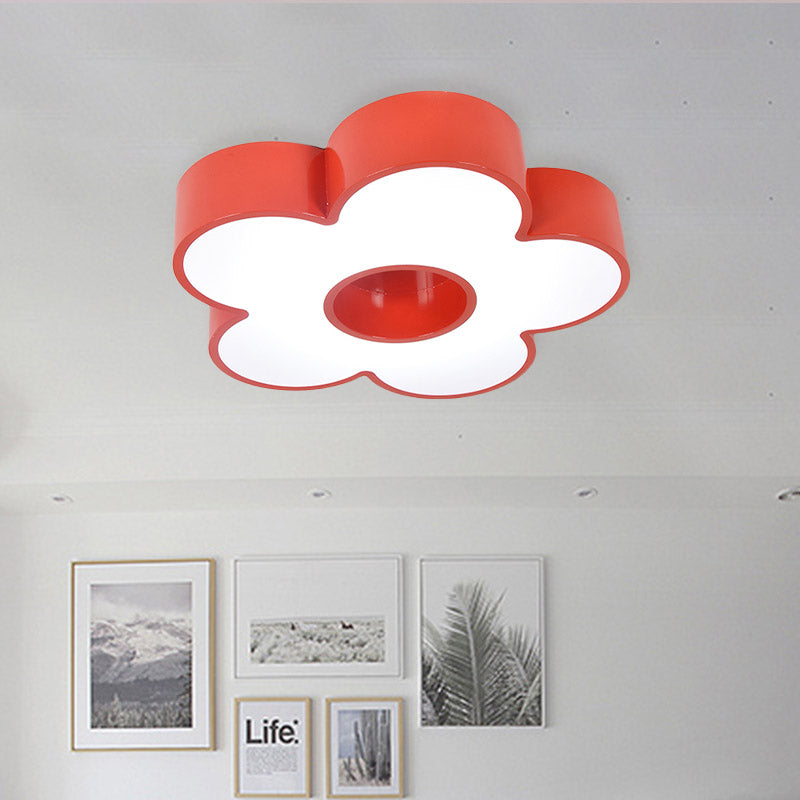 Colorful Acrylic Flower LED Ceiling Light for Kindergarten