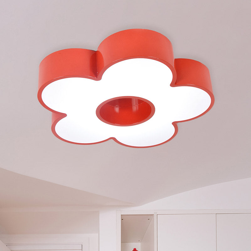 Colorful Acrylic Flower LED Ceiling Light for Kindergarten