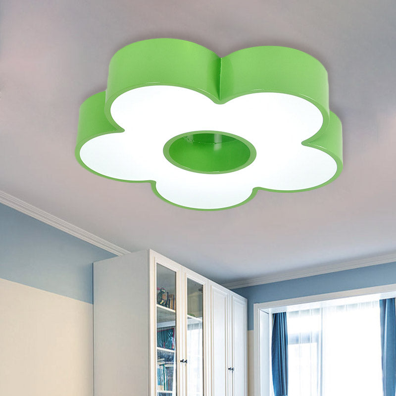Colorful Acrylic Flower LED Ceiling Light for Kindergarten