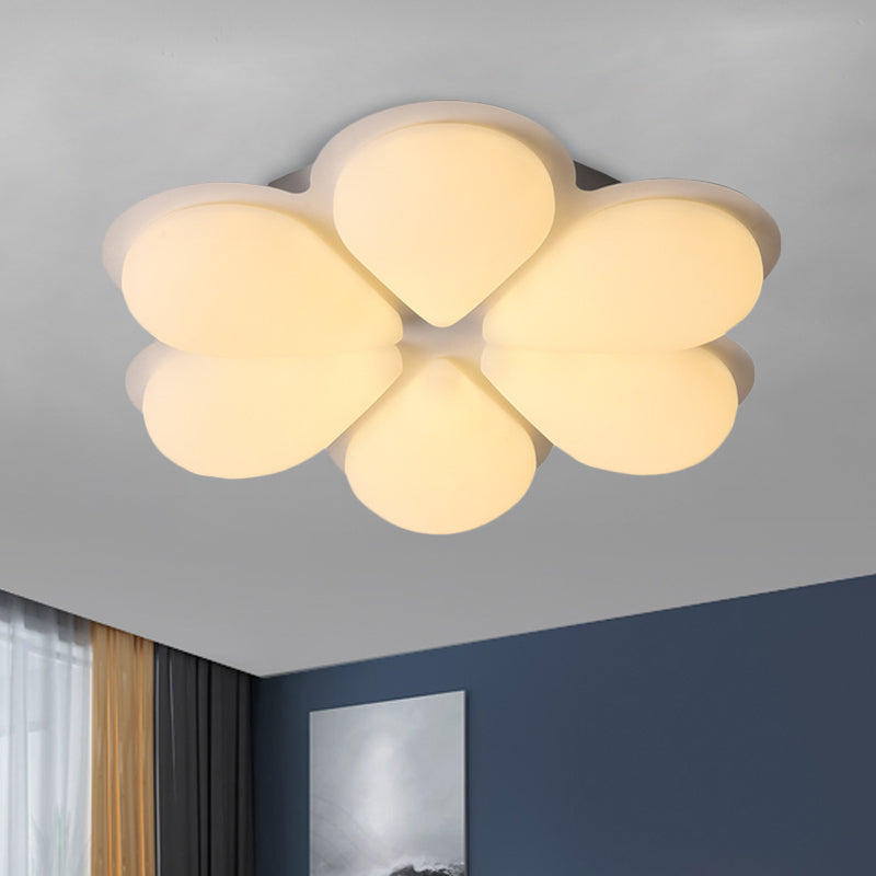 Plafonnier LED encastré pour chambre d'enfant en gris/blanc/café