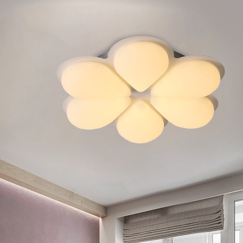 Plafonnier LED encastré pour chambre d'enfant en gris/blanc/café