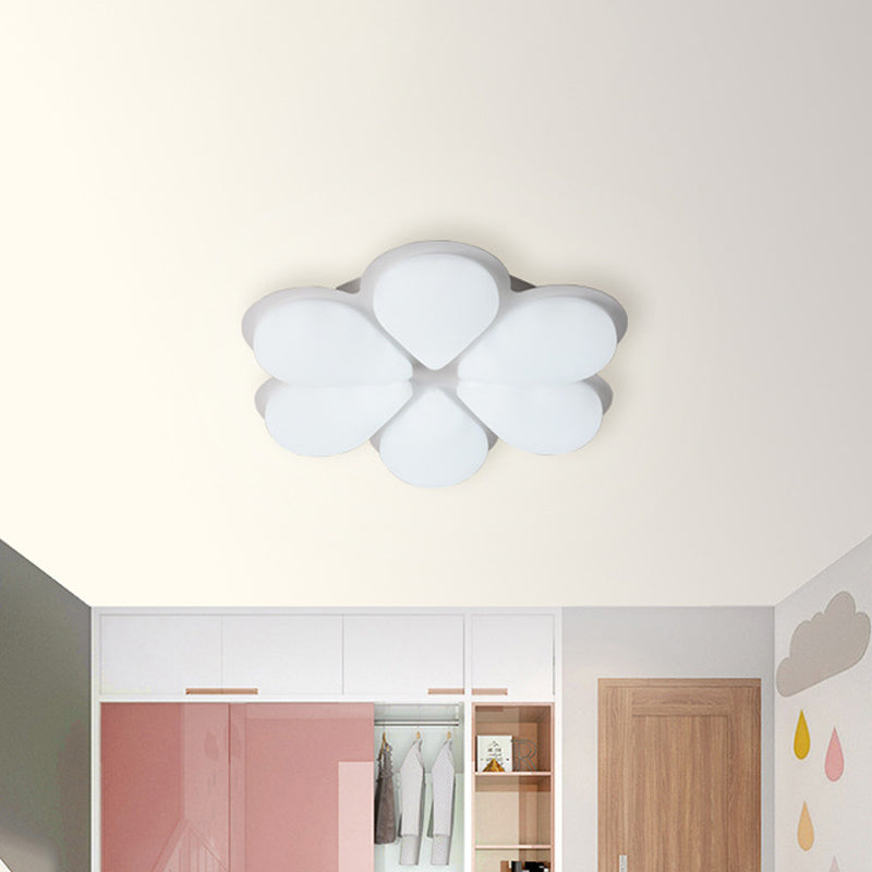 Plafonnier LED encastré pour chambre d'enfant en gris/blanc/café